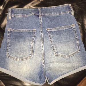 Denim shorts